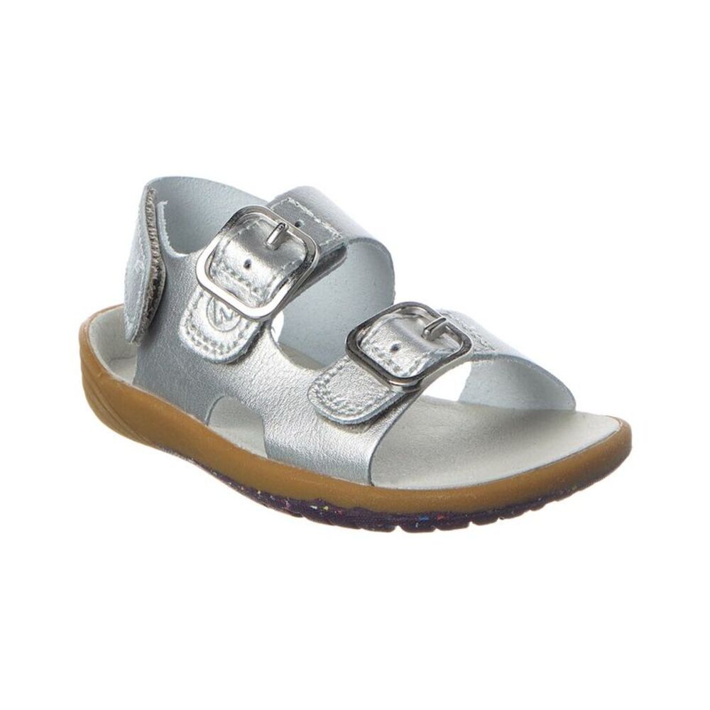 Merrell Bare Steps Leather Sandal, Silver